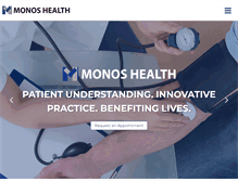 Tablet Screenshot of monoshealth.com